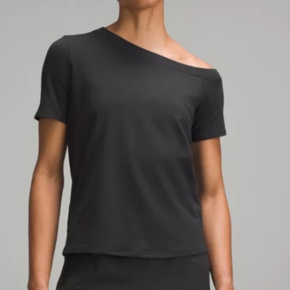 Black Off-Shoulder Lululemon Women's Top